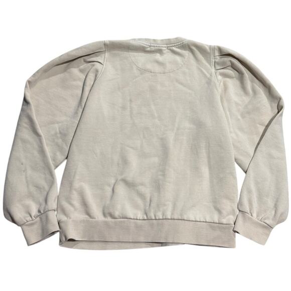Marine Layer Enya Puff Sleeve Sweatshirt Style 16117 Womens Sz Small Cream *Flaw - Picture 8 of 16